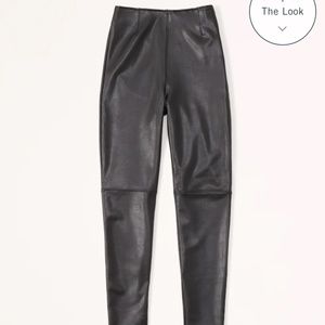 Abercrombie Classic Vegan Leather Legging